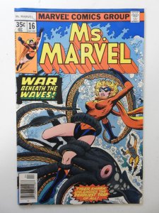 Ms. Marvel #16 (1978) VG Condition moisture stain