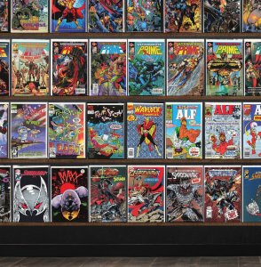Huge Lot 140+ Comics with Prime, Alf, Shadowhawk, Firearm, Major Bummer & More!