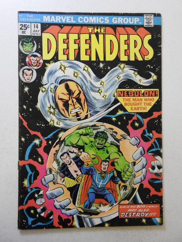 The Defenders #14 (1974) FN- Condition!