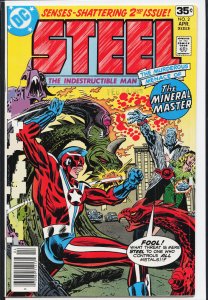 Steel, the Indestructible Man #2 (1978) Steel