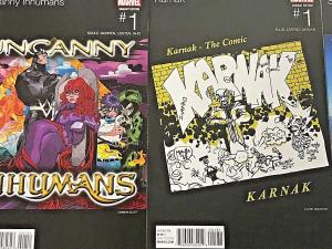 MARVEL HIP HOP VARIANT LOT OF 6 BOOKS NM 2016 SPIDER-GWEN, INHUMANS, KARNAK