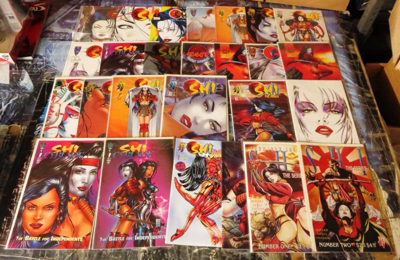 SHI Collection!  23 books- VF or better!  Bill Tucci! Daredevil! Tomoe! Cyblade!