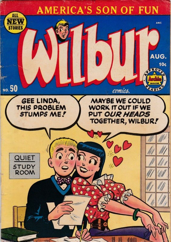 Wilbur 50 VG/VG+ (Archie Aug. 1953)