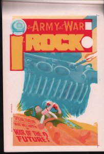 Our Army At War #240 Cover Color Proof & Separations - From Joe Kubert Archives