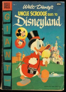 Uncle Scrooge Goes To Disneyland #1  1957 -   -VG- - Comic Book