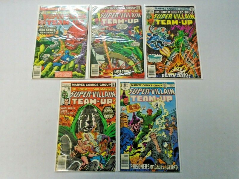 Super-Villain Team-Up Comic Lot Near Set #1-17 11 Diff Average 4.0 VG (1975)