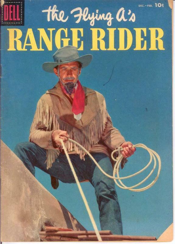 FLYING AS RANGE RIDER (1952-1959 DELL) 16 G-VG PHOTOCOV COMICS BOOK