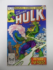 The Incredible Hulk #276 (1982) FN/VF condition