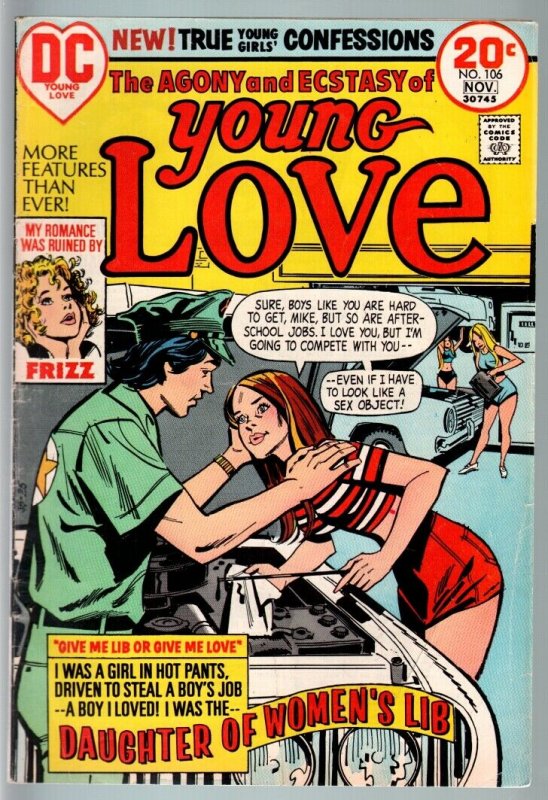 Young Love #106-VG-MECHANIC ROMANCE-GREAT COVER-DC Romance VG 