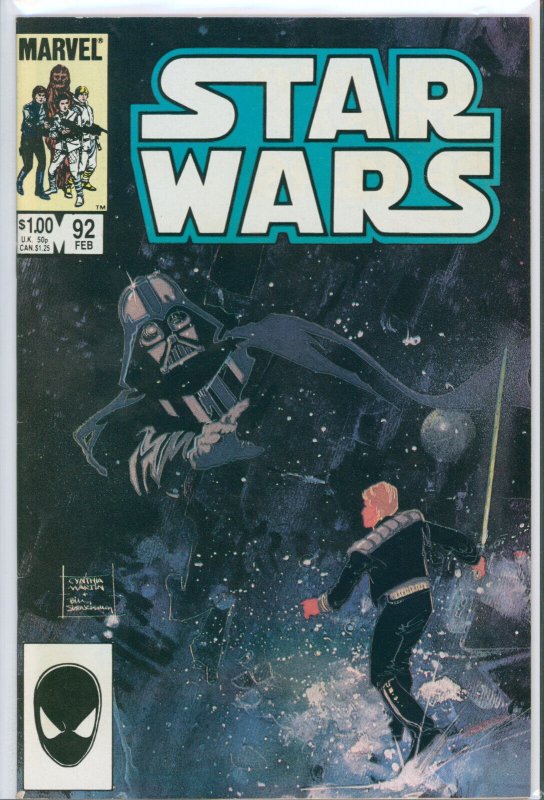 Star Wars #92 Marvel Comics 1985 VF