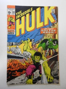 The Incredible Hulk #143 (1971) VG Condition see desc