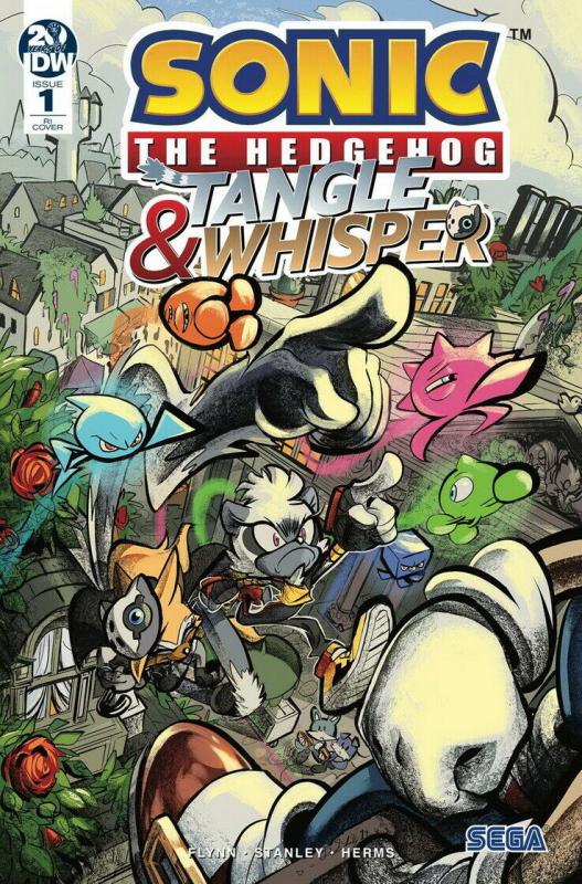 SONIC THE HEDGEHOG TANGLE & WHISPER (2019 IDW) #1 VARIANT 1:10 SKE PRESALE-07/31