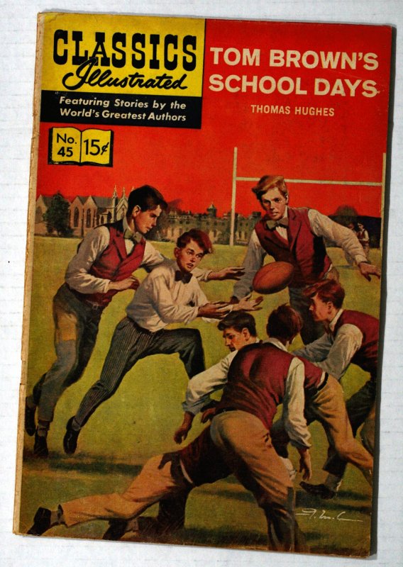 Classics Illustrated #45 (161) FN+ 6.5 Tom Brown's School Days