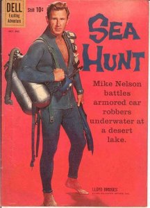 SEA HUNT 7 VG-F Oct.-Dec. 1960 Lloyd Bridges P/C COMICS BOOK