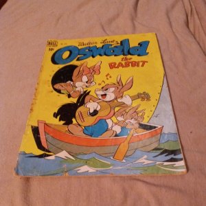 OSWALD THE RABBIT four color #225 dell Comics Book 1949 walter lantz cartoon