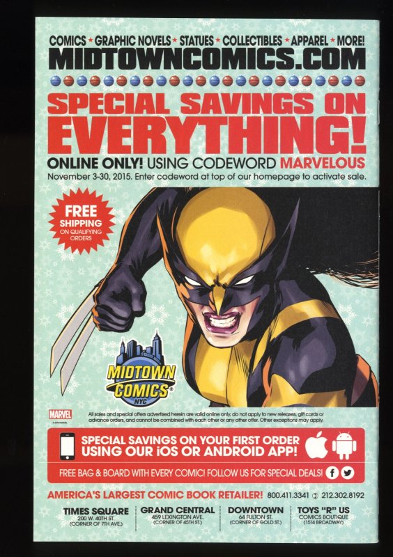 All-New Wolverine #1 NM- 9.2 Local Comic Shop Day Variant