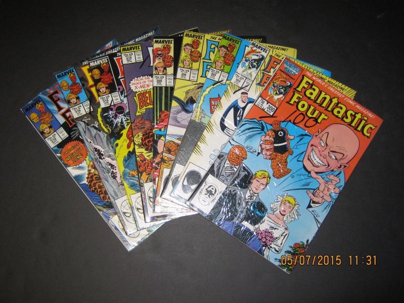 Marvel-LOT OF 9-FANTASTIC FOUR COMICS#300,304-306,308,314-316,318 VG/F (SIC205)