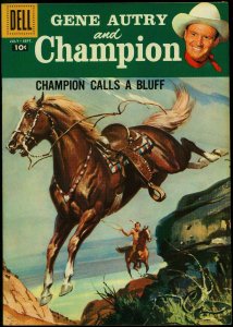 Gene Autry and Champion #119 1958- Dell Western VF 