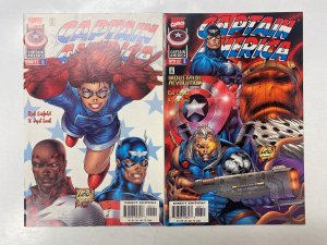 4 Captain America MARVEL comic books #5 6 7 8 63 KM15
