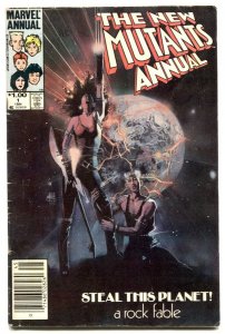 New Mutants Annual #1 1984-comic book-cool cover  NM-