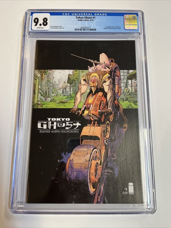 Tokyo Ghost (2015) # 1 (CGC 9.8) Variant Image | 1st App Led Dent | Sean Murphy