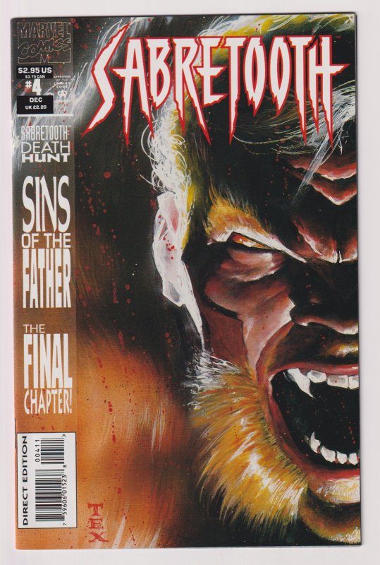 Marvel Comics! Sabretooth! Issue #1-4! FULL SET!