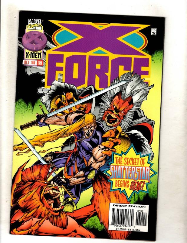 Lot Of 12 X-Force Marvel Comic Books # 56 57 58 59 60 61 62 64 65 66 67 68 J360