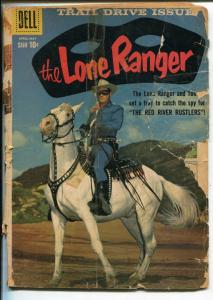 THE LONE RANGER #127 1959-DELL-CLAYTON MOORE PHOTO COVER-pr