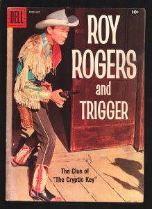 Roy Rogers and Trigger #122 1958-photo cover-Alex Toth art-Trigger solo story...