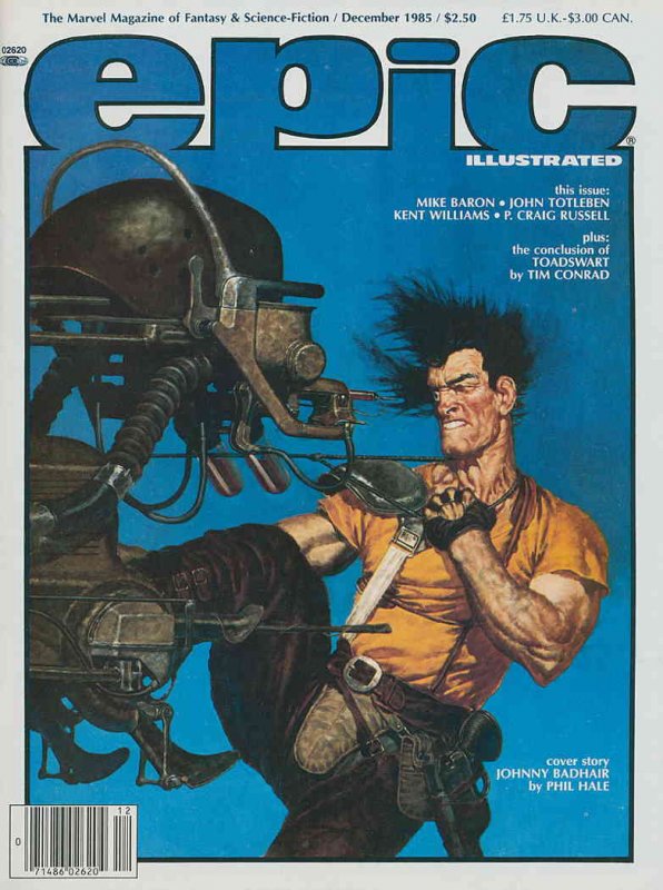 Epic Illustrated Issue #33 FN ; Epic | December 1985 Penultimate Issue