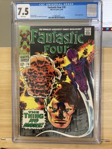Fantastic Four #78 CGC 7.5 1968 ~ Stan Lee/Jack Kirby ~ Wizard Appearance