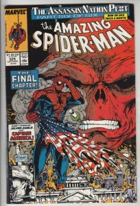 Amazing Spider-Man #325 (Nov-89) NM- High-Grade Red Skull, Cap America McFarlane