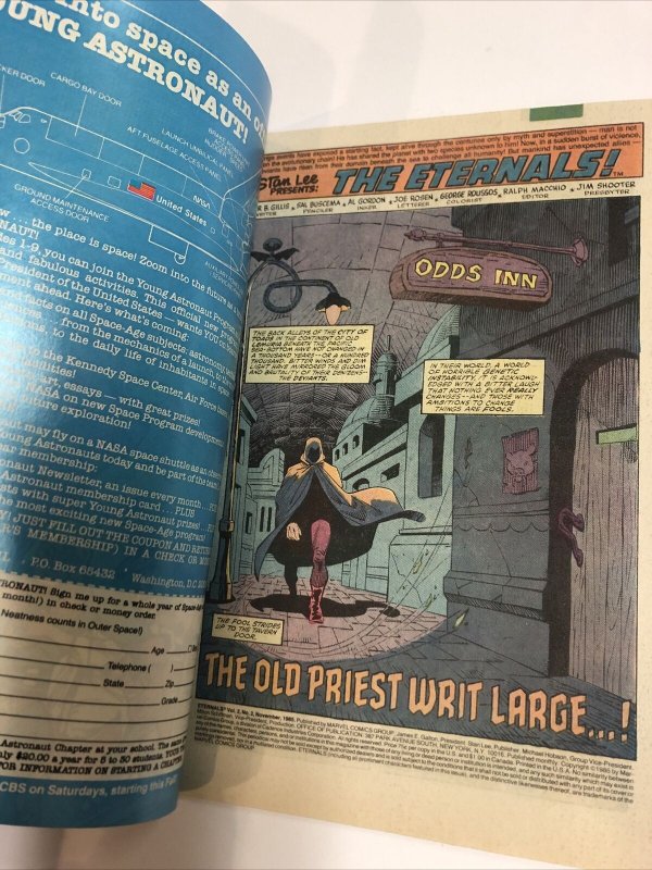 Eternals (1985) # 2 (NM) Canadian Price Variant CPV | 1st App Ghaur