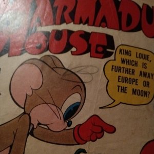 Marmaduke Mouse #20 quality comics 1950 Golden Age Funny Animals cartoon precode