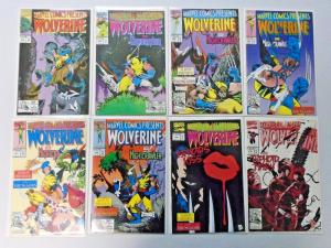 Marvel Comics Presents Wolverine lot - 84 diff books avg 8.0VF from #1-133(1988)