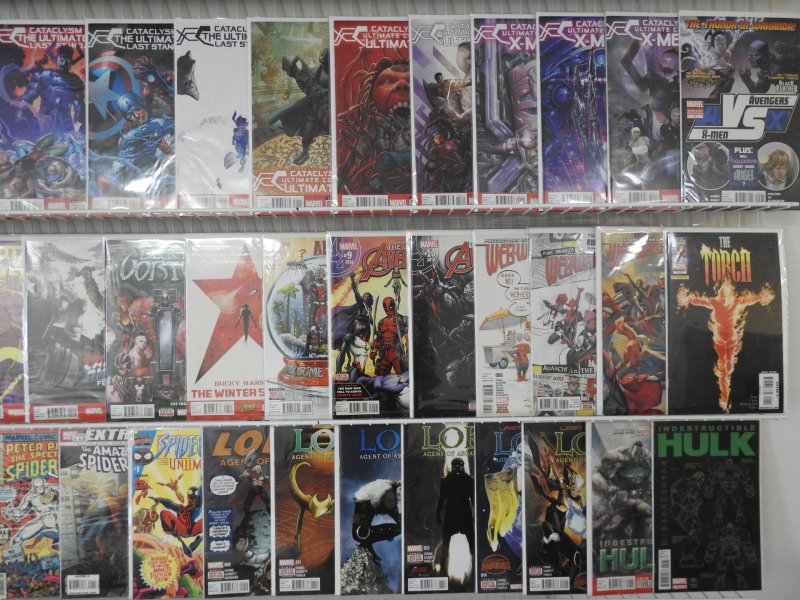 Huge Lot of 180+ Comics W/ Loki, Thanos, Hulk Avg. VF+ Condition.