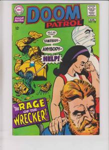 Doom Patrol #120 VF august 1968 - rage of the wrecker - silver age dc comics