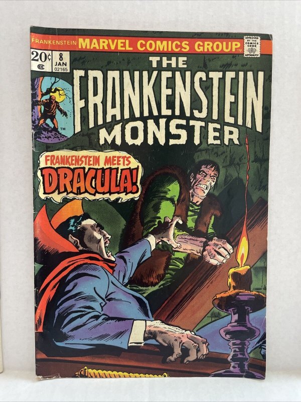 Frankenstein Monster #8 & 9 Werewolf By Night 19 Dracula