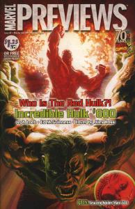 Marvel Previews #69 VF ; Marvel | Alex Ross