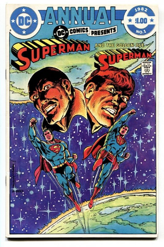 DC Comics Presents Annual #1 comic book 1982-Key Multiverse issue.