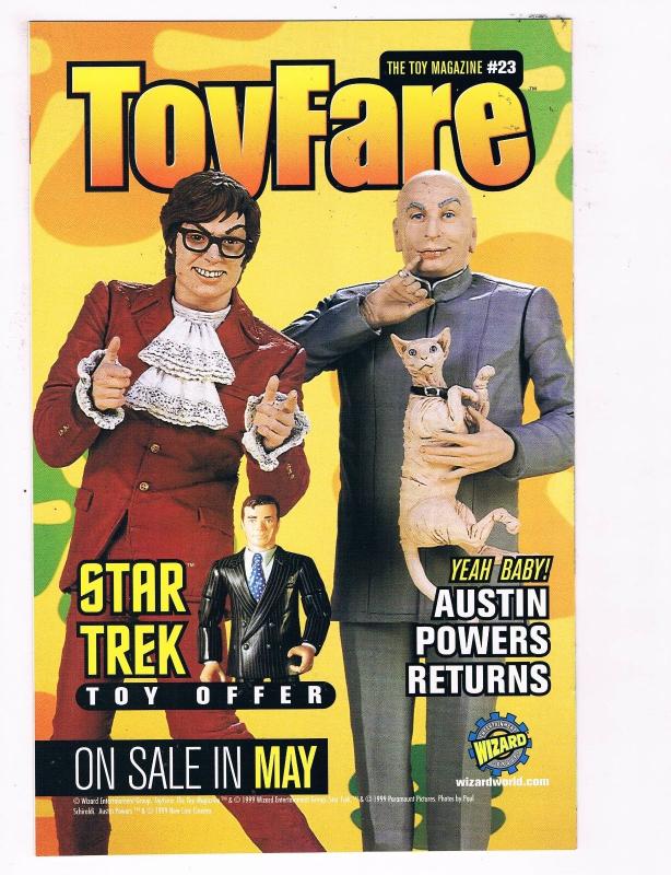 Austin Powers Spy Who Shagged Me NM New Line Cinema Wizard Comics Dr. Evil B98