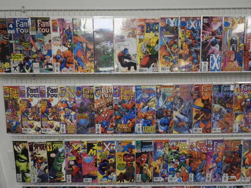 Huge Lot 130+ Comics W/ Fantastic Four, Batman, Thor +More AVG VF-