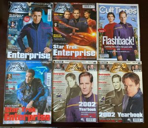 Star Trek Enterprise Magazine lot 6 different books