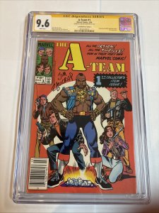A-Team (1984) # 1 (CGC 9.6) Signed Jim Salicrup * Candian price Variant * Marvel