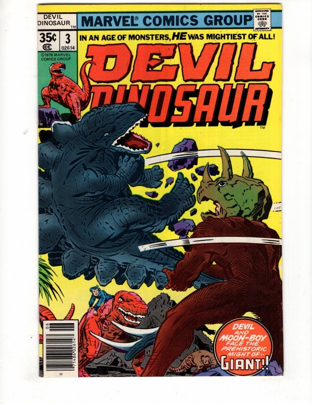 Devil Dinosaur #3 (1978)  Jack KING Kirby Bronze Age MARVEL / ID#340