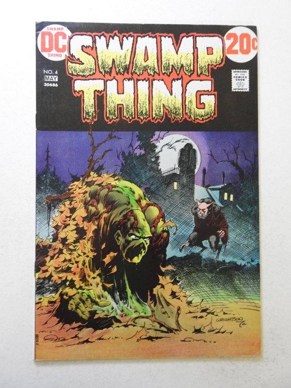 Swamp Thing #4 (1973) VG/FN Condition! moisture stains