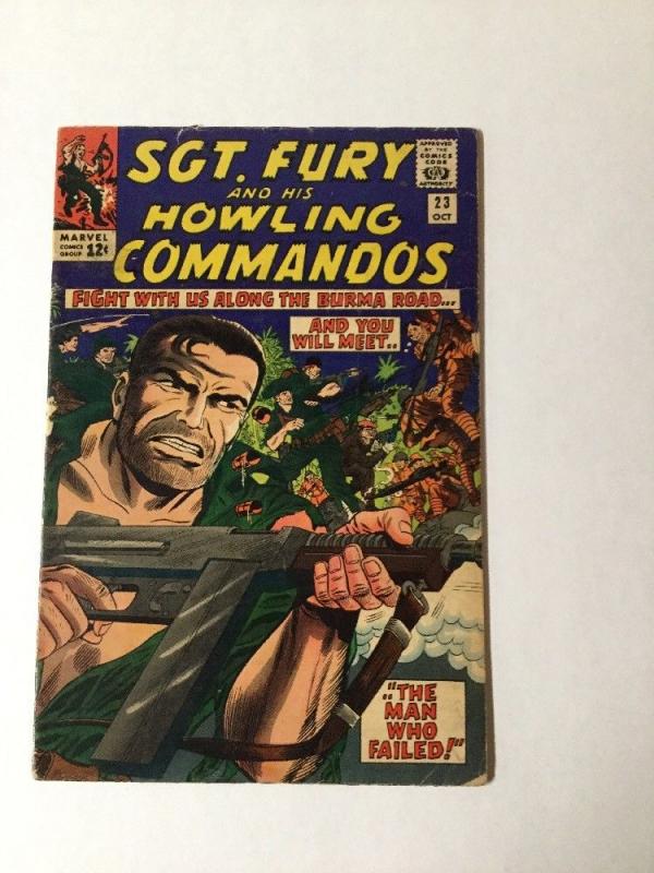 Sgt. Fury And Hia Howling Commandoes 23 5.0 Vg/fn Very Good / Fine Silver Age