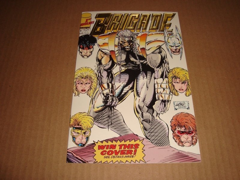 BRIGADE 1-4 PLUS GOLD LOGO VARIANT (1992)  LIEFELD MINI-SERIES - FREE SHIPPING