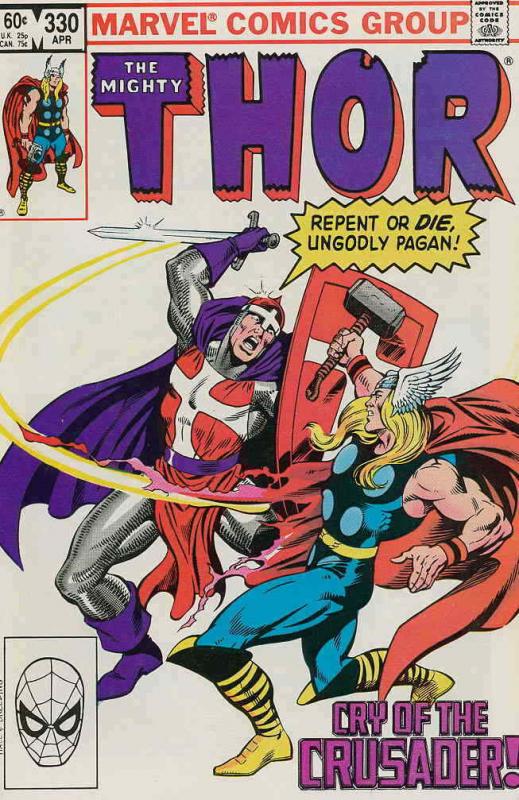 Thor #330 VF/NM; Marvel | save on shipping - details inside