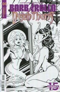 Barbarella Dejah Thoris #4 1:50 Sanapo Black & White Variant Dynamite 2019 EB109
